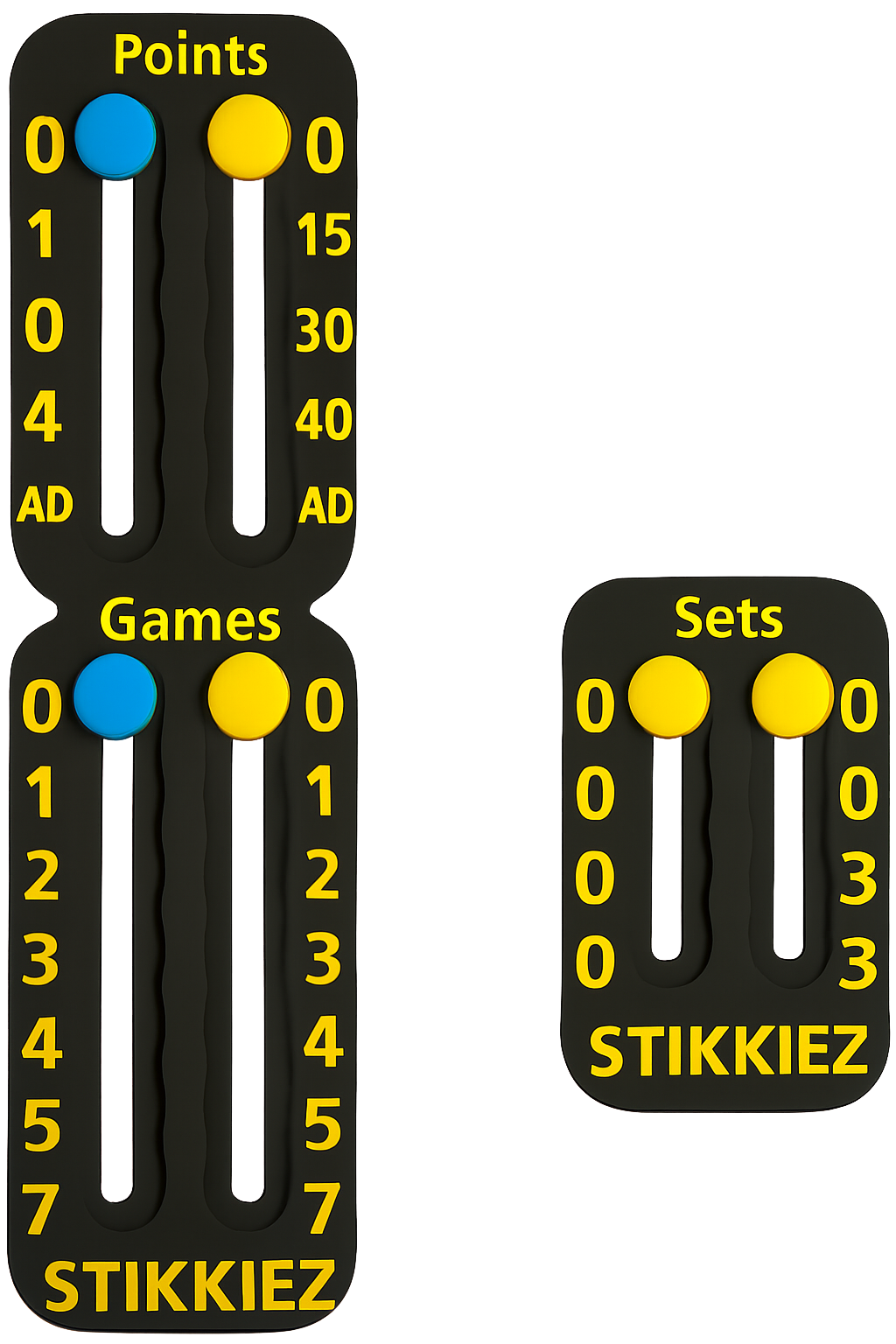 STIKKIEZ Teller - Zwart